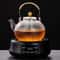 JUSTINLAU Premium Clear Glass Teapot High Borosilicate Thickened Glass With Copper Handle AntiSca 2