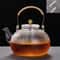 JUSTINLAU Premium Clear Glass Teapot High Borosilicate Thickened Glass With Copper Handle AntiSca 7