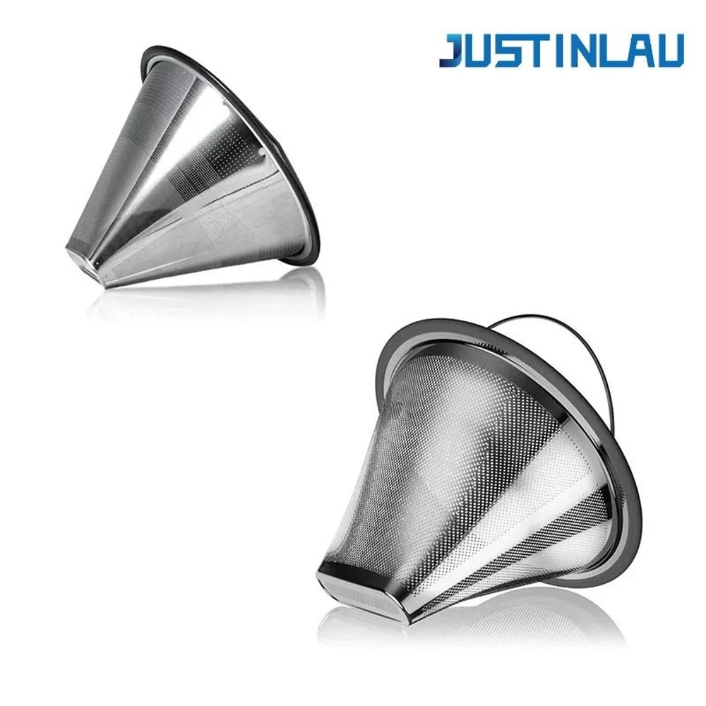 JUSTINLAU Stainless Steel Coffee Filter EcoFriendly Replacement For MOCCAMASTER KBGV KBT 0
