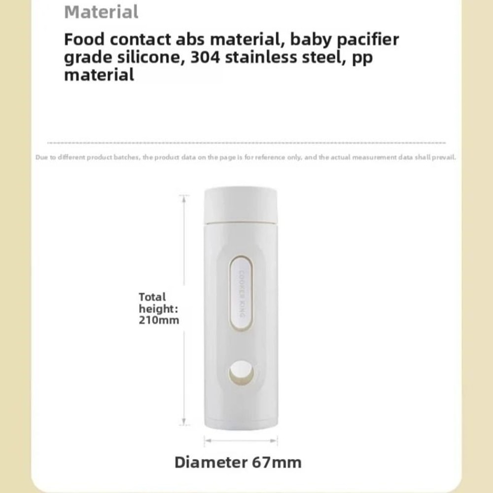 COOKER KING Portable High Borosilicate Glass Tea Cup ExplosionProof DoubleLayer AntiDrop Bottle 5