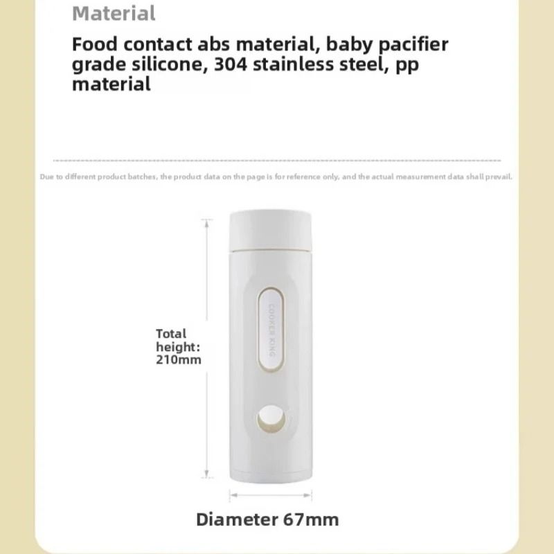 COOKER KING Portable High Borosilicate Glass Tea Cup ExplosionProof DoubleLayer AntiDrop Bottle 5