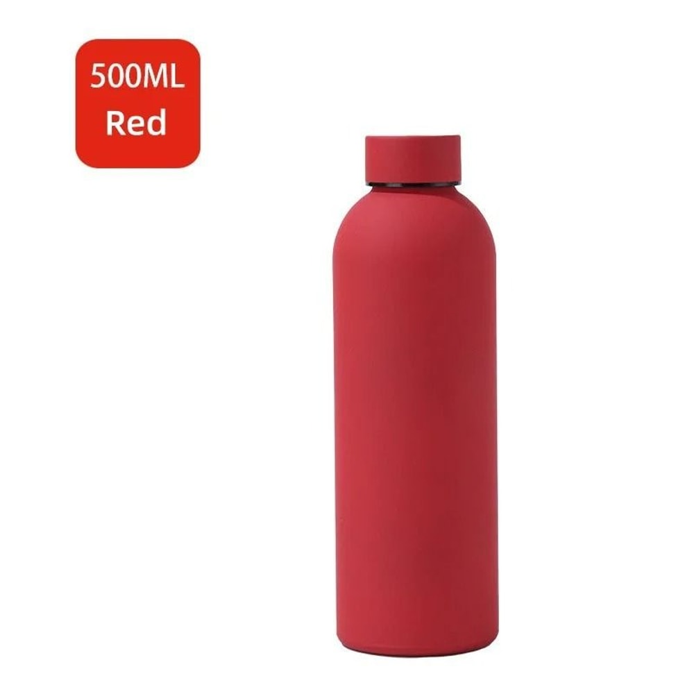 JUSTINLAU 500ml Portable Thermos Cup Stainless Steel Vacuum Flask For Sports Car Travel 10