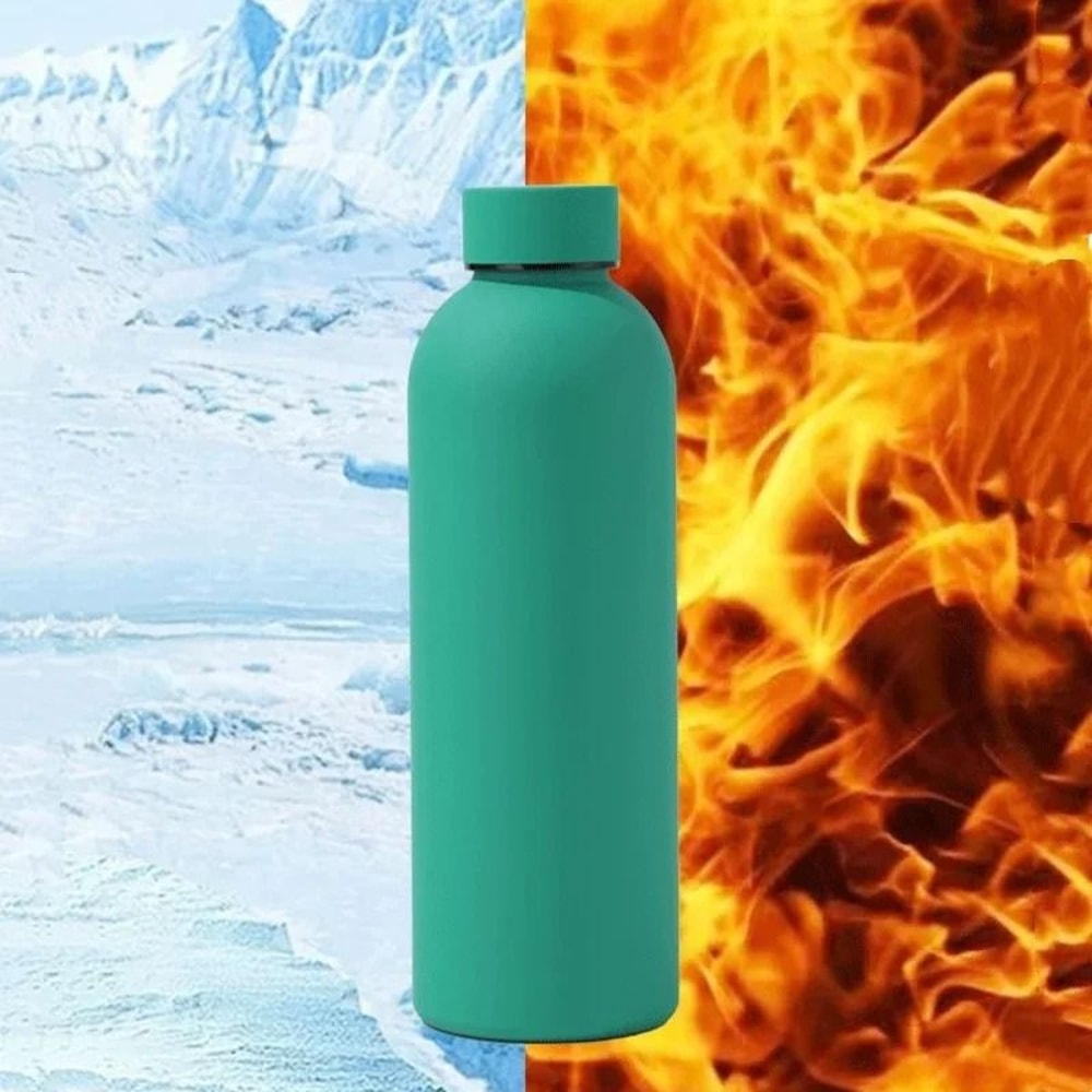 JUSTINLAU 500ml Portable Thermos Cup Stainless Steel Vacuum Flask For Sports Car Travel 5