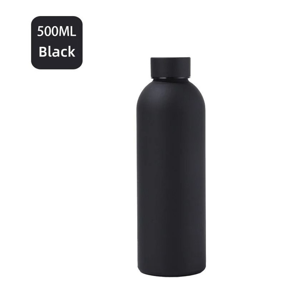 JUSTINLAU 500ml Portable Thermos Cup Stainless Steel Vacuum Flask For Sports Car Travel 6