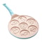 JUSTINLAU SevenHole Animal Smiley Pancake Pan NonStick Aluminum Alloy Breakfast Omelet Pot 11