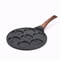 JUSTINLAU SevenHole Animal Smiley Pancake Pan NonStick Aluminum Alloy Breakfast Omelet Pot 14