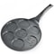 JUSTINLAU SevenHole Animal Smiley Pancake Pan NonStick Aluminum Alloy Breakfast Omelet Pot 6