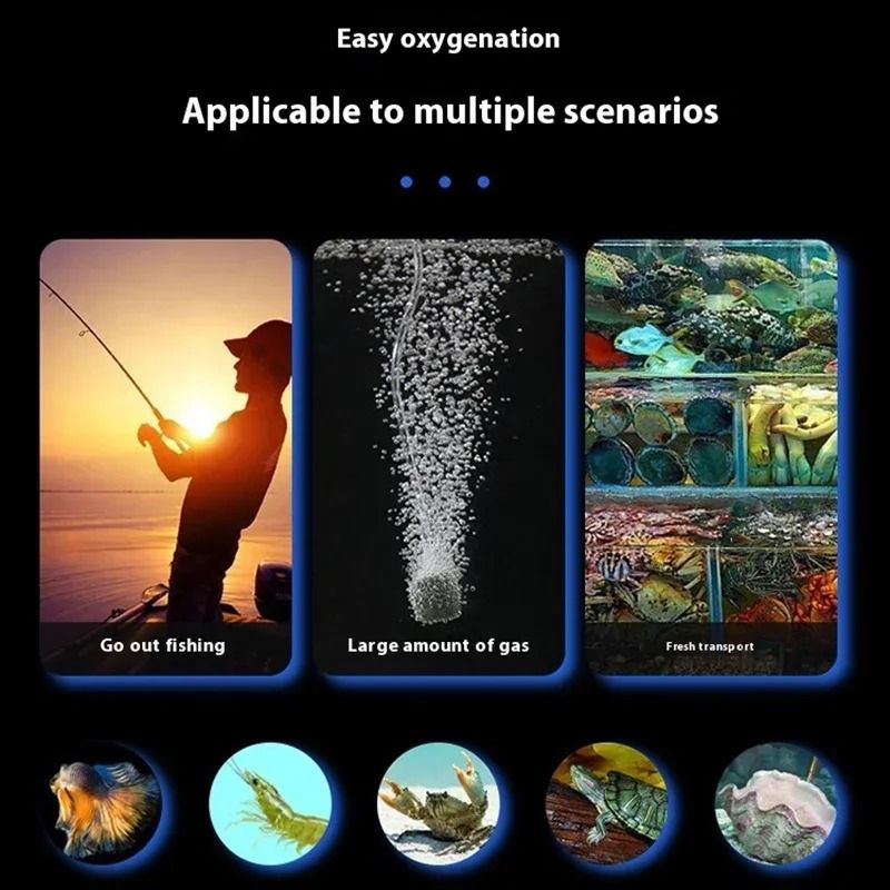 Silent USB Aquarium Air Pump Portable 5V 1W Mini Oxygenator For Professional Fish Tank Aeration 2