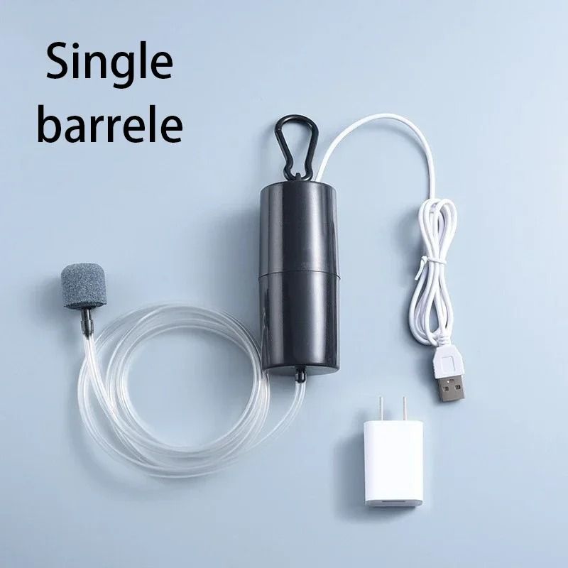 Silent USB Aquarium Air Pump Portable 5V 1W Mini Oxygenator For Professional Fish Tank Aeration 6