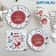 JUSTINLAU Deluxe Christmas Cutlery Disposable Tableware Set Festive Plates Cups Decor 0