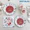 JUSTINLAU Deluxe Christmas Cutlery Disposable Tableware Set Festive Plates Cups Decor 0