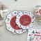 JUSTINLAU Deluxe Christmas Cutlery Disposable Tableware Set Festive Plates Cups Decor 2