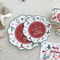 JUSTINLAU Deluxe Christmas Cutlery Disposable Tableware Set Festive Plates Cups Decor 2