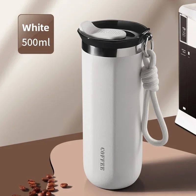 Premium Thermal Insulated Business Mug 304 Stainless Steel Leakproof Portable Coffee Cup 11