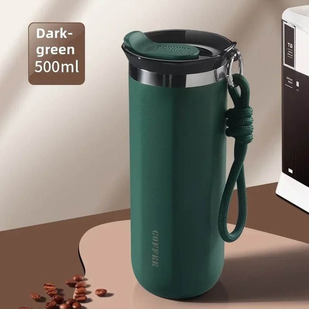 Premium Thermal Insulated Business Mug 304 Stainless Steel Leakproof Portable Coffee Cup 12
