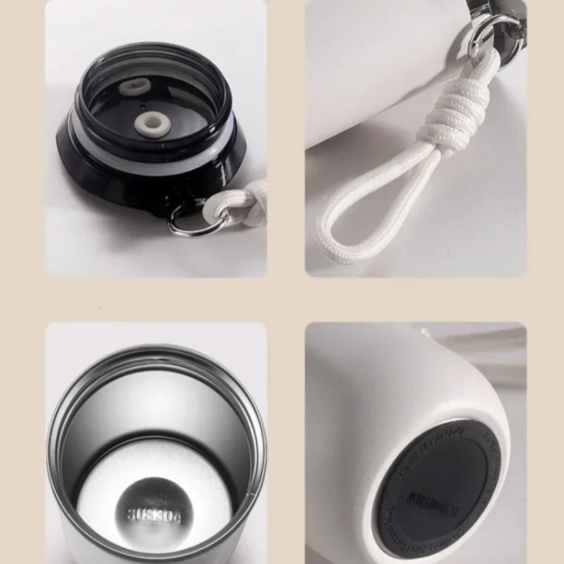 Premium Thermal Insulated Business Mug 304 Stainless Steel Leakproof Portable Coffee Cup 4