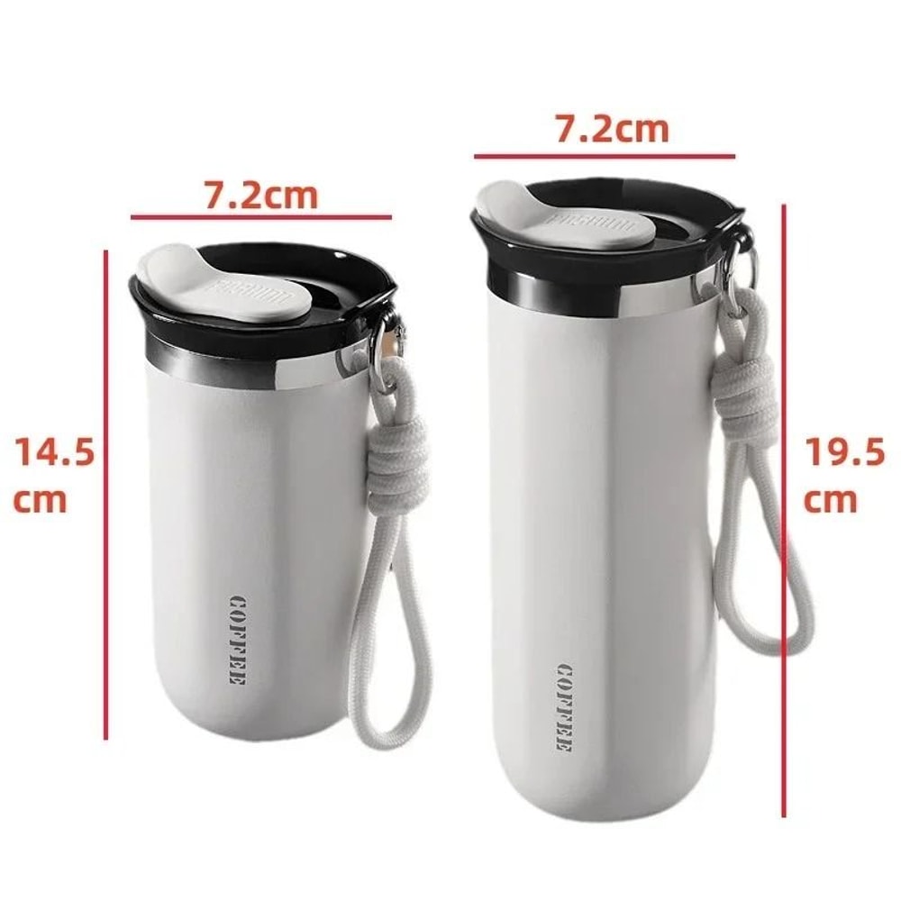 Premium Thermal Insulated Business Mug 304 Stainless Steel Leakproof Portable Coffee Cup 5