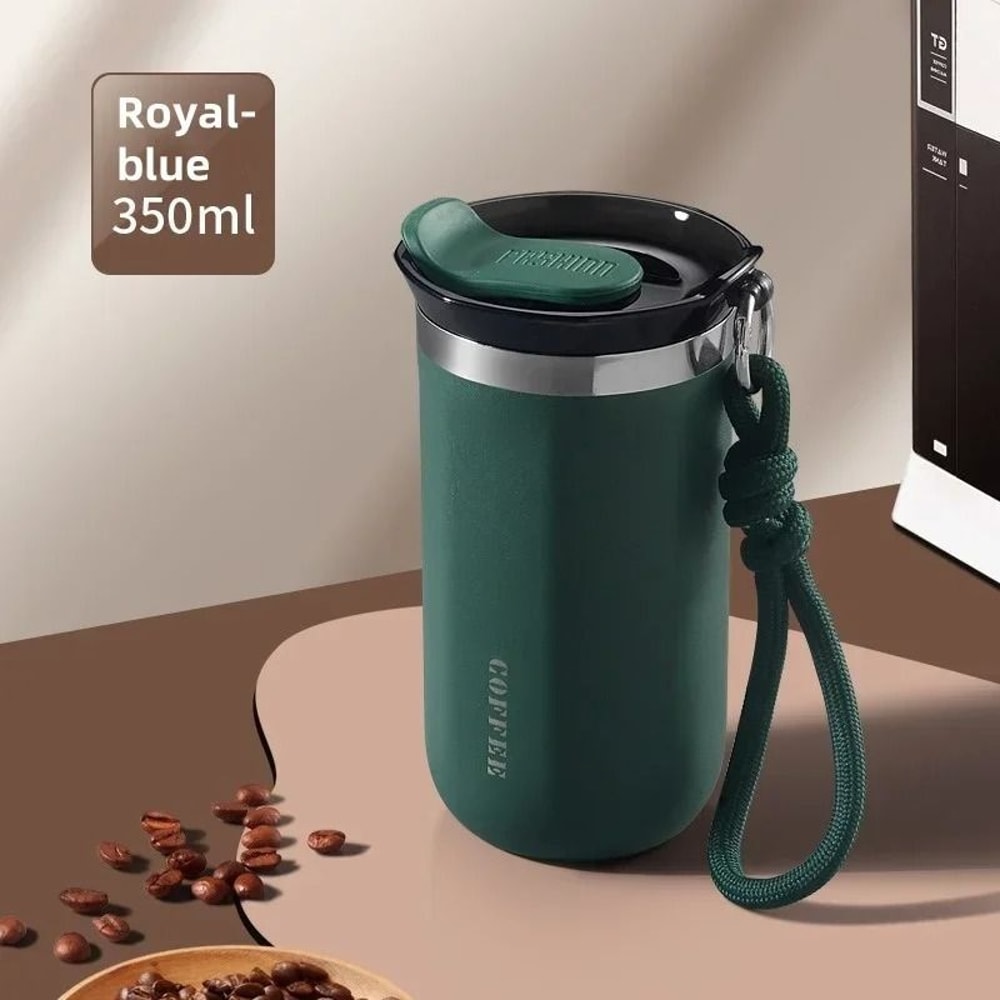 Premium Thermal Insulated Business Mug 304 Stainless Steel Leakproof Portable Coffee Cup 8