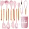 JUSTINLAU 12Piece Premium Silicone Kitchen Utensils Set NonStick HeatResistant Baking Tools 13