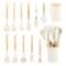 JUSTINLAU 12Piece Premium Silicone Kitchen Utensils Set NonStick HeatResistant Baking Tools 6