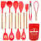 JUSTINLAU 12Piece Premium Silicone Kitchen Utensils Set NonStick HeatResistant Baking Tools 8