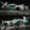 Artificial Plane Wreckage Aquarium Ornament Resin Shelter House For Fish Tank Landscaping 2