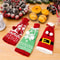 Festive Christmas Wine Bottle Covers Cartoon Santa Snowman Knitted Bags For Holiday Decor 2
