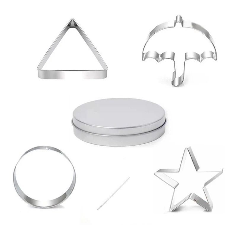 12Piece Korean Candy Game Cookie Mold Set Stainless Steel Sugar Cookie Molds For Fans 4