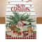 Christmas Table Runner Creative Printed Linen Dinner Table Mat Festive Xmas Decor 1