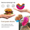 Reusable Silicone Burger Tray Flexible Burger Holder Shelf Sandwich Rack For Kitchen Dining 4