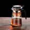 Large Capacity Glass Teapot With OneClick Filtration Chinese Kung Fu Flower Tea Maker 7