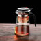 Large Capacity Glass Teapot With OneClick Filtration Chinese Kung Fu Flower Tea Maker 7