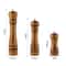 Premium Rubber Wood Pepper Grinder Manual Spice Cumin Mill With Ceramic Core 5