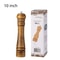 Premium Rubber Wood Pepper Grinder Manual Spice Cumin Mill With Ceramic Core 8