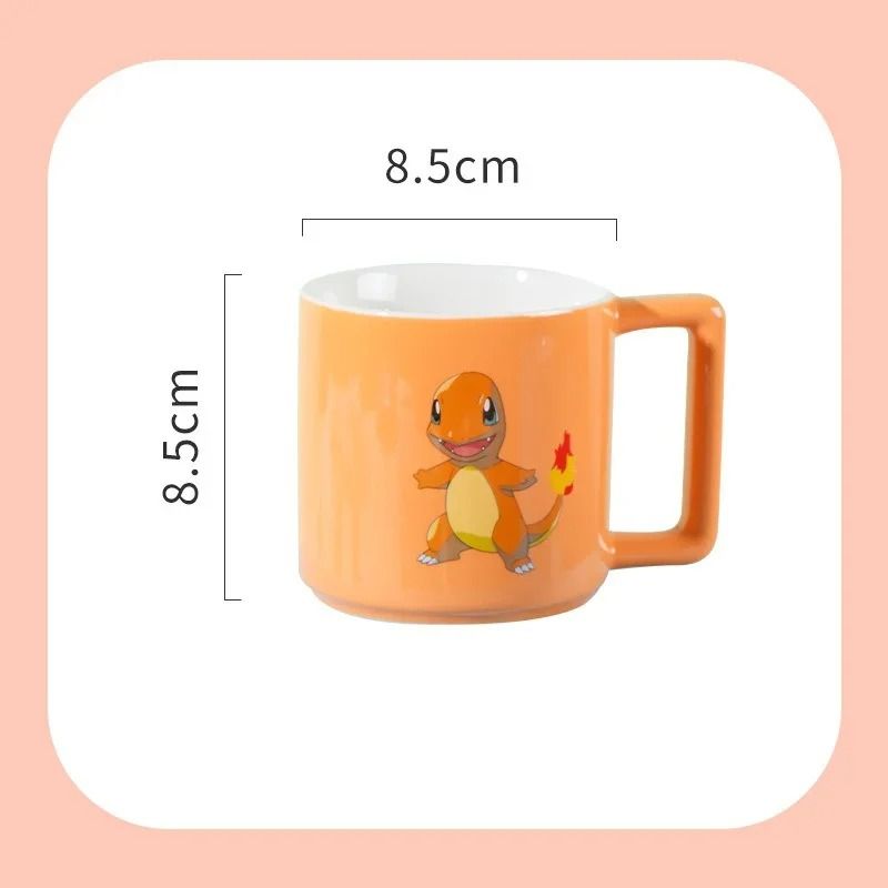 SHUNXIANG Pokemon Pikachu Ceramic Mug Kawaii Anime Breakfast Milk Coffee Cup 4