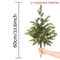 JUSTINLAU 2FT Artificial Norfolk Pine Cypress Tree Potted Tabletop Faux Holiday Decor 6