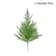 JUSTINLAU 2FT Artificial Norfolk Pine Cypress Tree Potted Tabletop Faux Holiday Decor 7