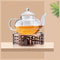 Stainless Steel Hollow Teapot Heating Base Elegant CandlePowered Warmer For Ceramic Coffee Pots 1