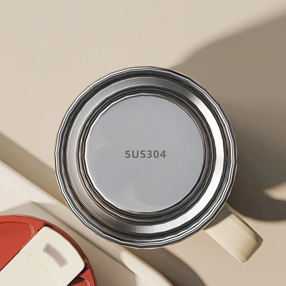 JUSTINLAU Stainless Steel Insulated Coffee Mug Portable DualWalled Vacuum Travel Cup 4