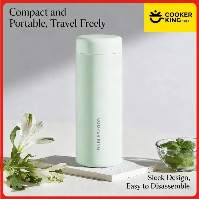 COOKER KING 360ml Vacuum Flask Stainless Steel Thermal Coffee Mug Portable Bicycle Water Bottle 0