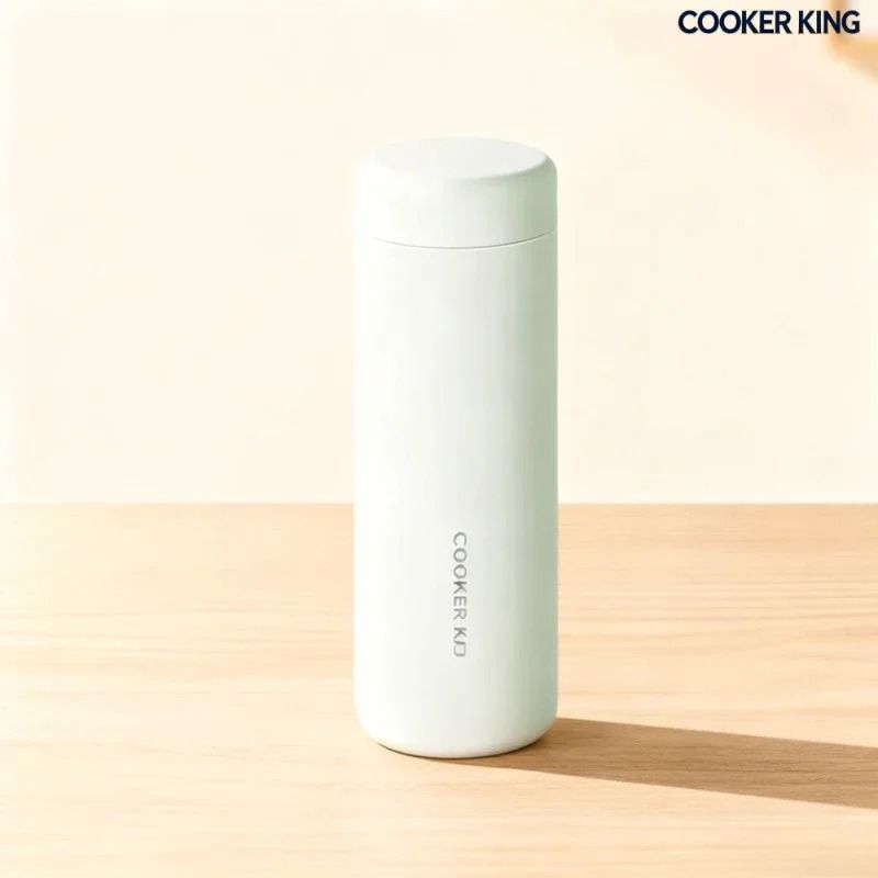 COOKER KING 360ml Vacuum Flask Stainless Steel Thermal Coffee Mug Portable Bicycle Water Bottle 6