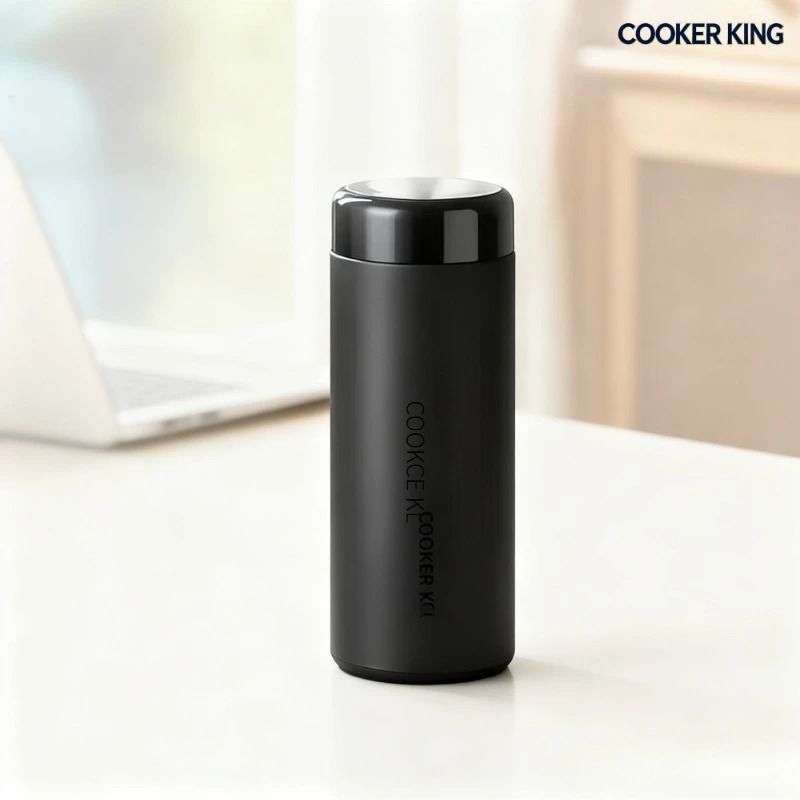 COOKER KING 360ml Vacuum Flask Stainless Steel Thermal Coffee Mug Portable Bicycle Water Bottle 7