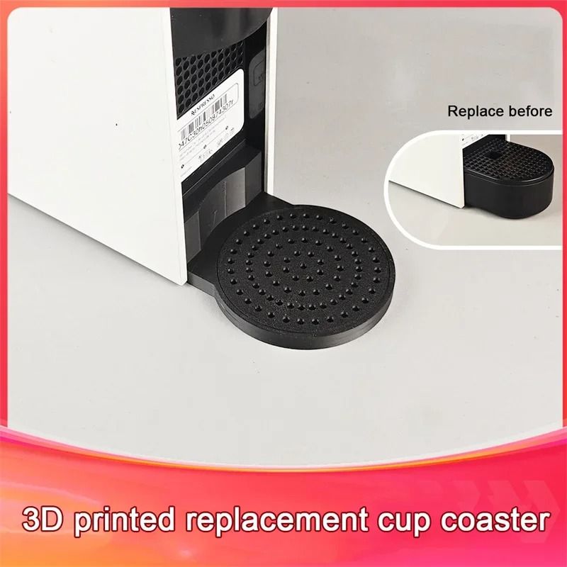 JUSTINLAU Coffee Machine Drip Tray Removable Coaster For Nespresso Essenza Coffee Makers 1