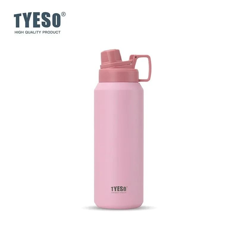 TYESO Large Capacity Sports Thermos Matte Stainless Steel Outdoor Water Kettle 10