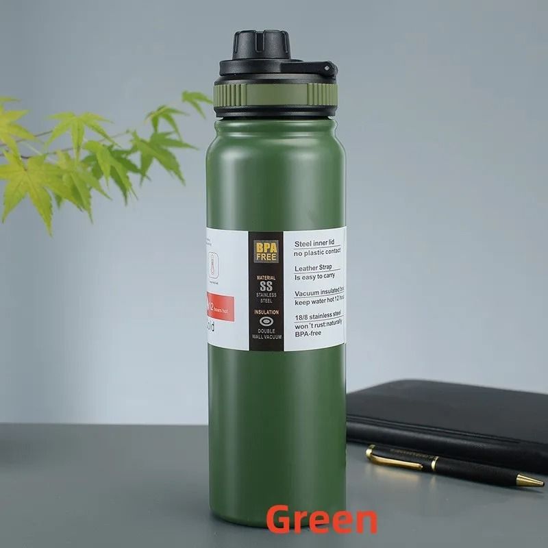 Outdoor Stainless Steel Thermos 600ML800ML Portable Sports Kettle With Tea Filter 6