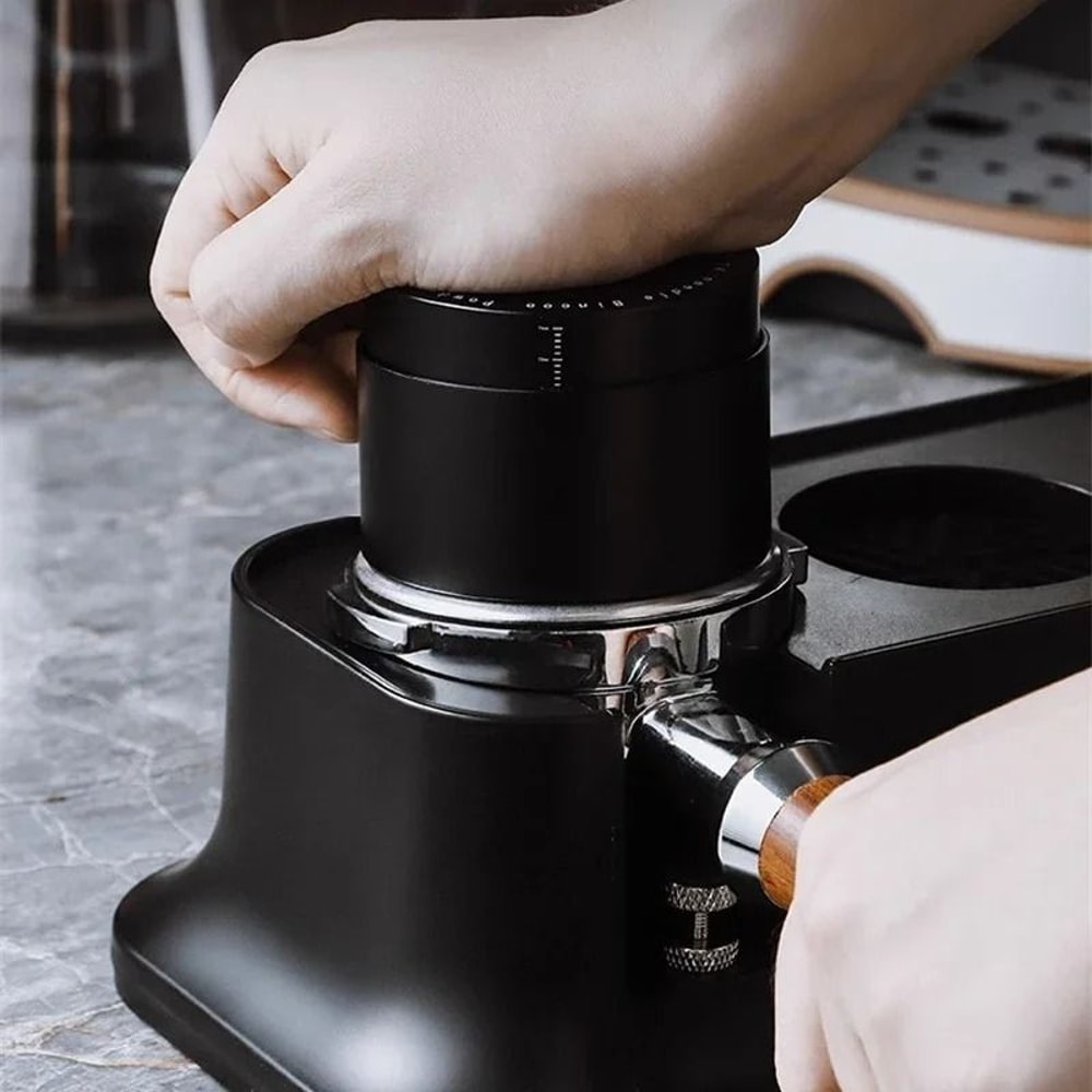 Stainless Steel 3in1 Espresso Tamper Needle Distributor Professional Barista Leveler Tool 4