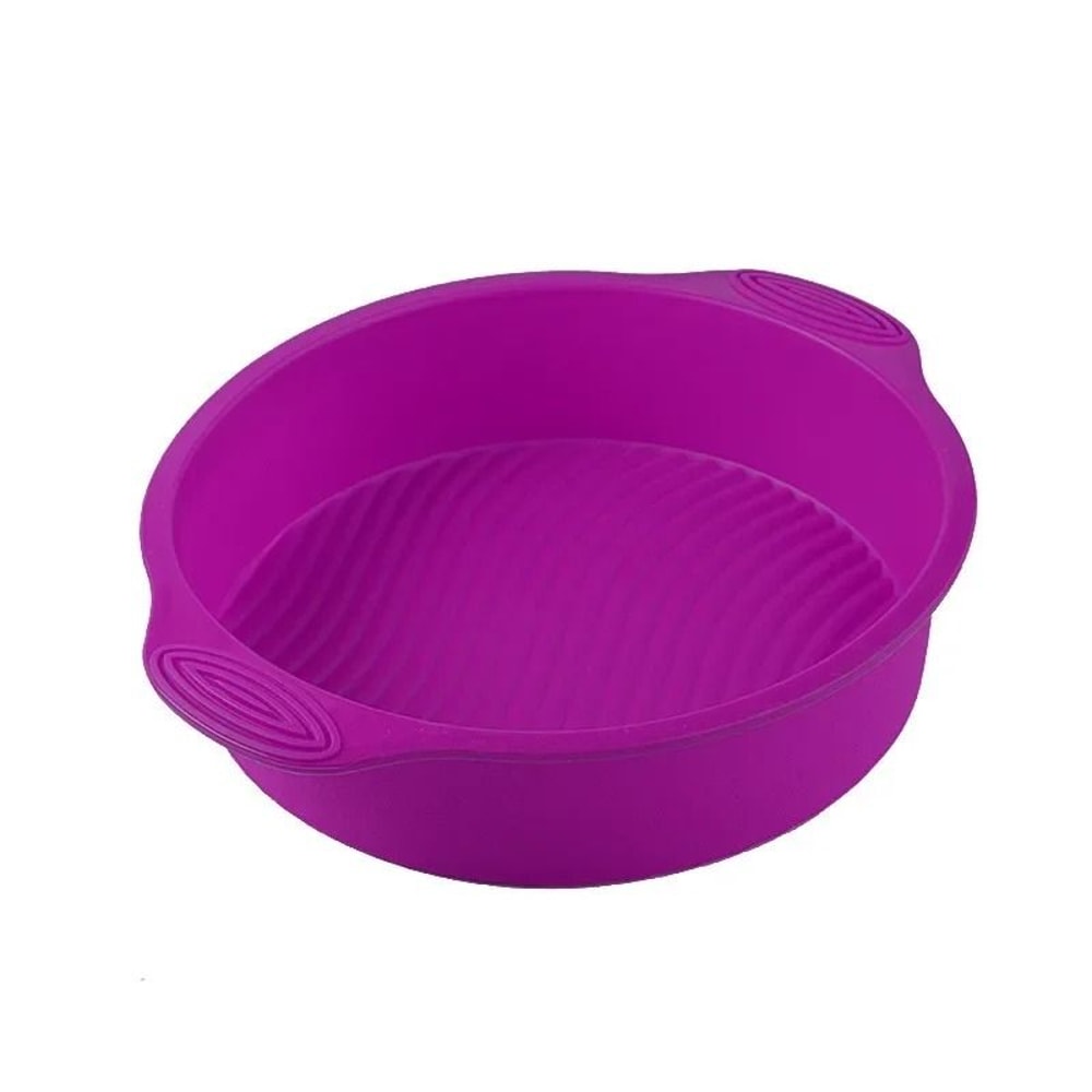 Round Large Silicone Baking Pan Professional Pastry Muffin Cake Mold 14
