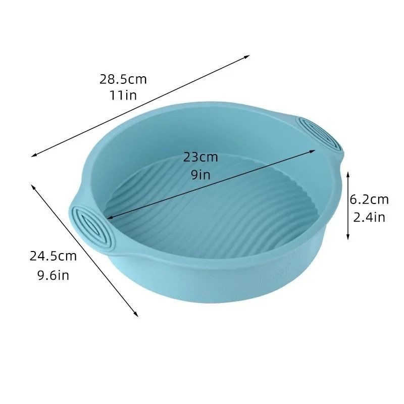 Round Large Silicone Baking Pan Professional Pastry Muffin Cake Mold 5