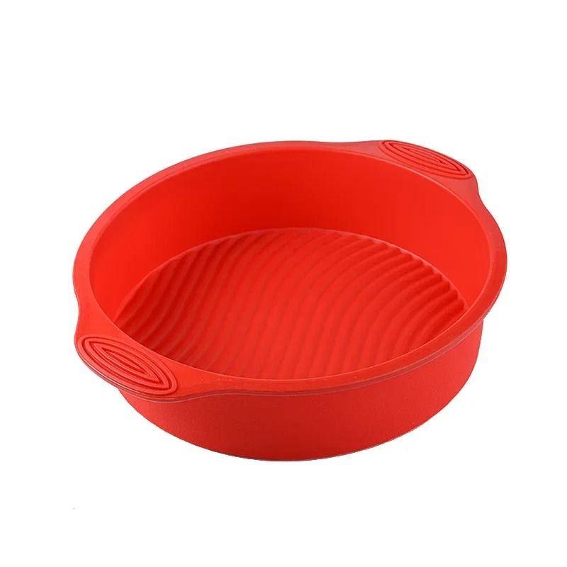 Round Large Silicone Baking Pan Professional Pastry Muffin Cake Mold 7