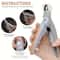Professional LED Pet Nail Clipper Grooming Trimmer With Magnifying Mirror For Dogs Cats 0